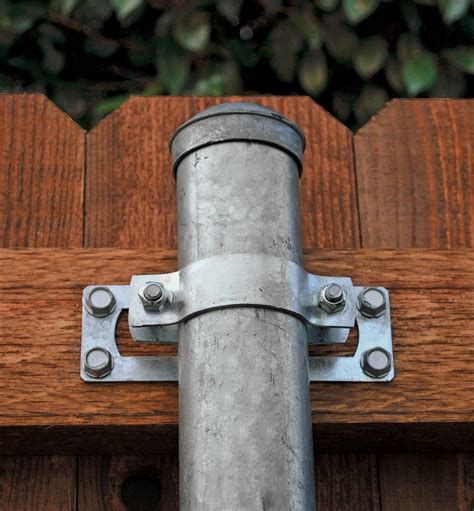 rail post metal bracket|metal brackets for wood posts.